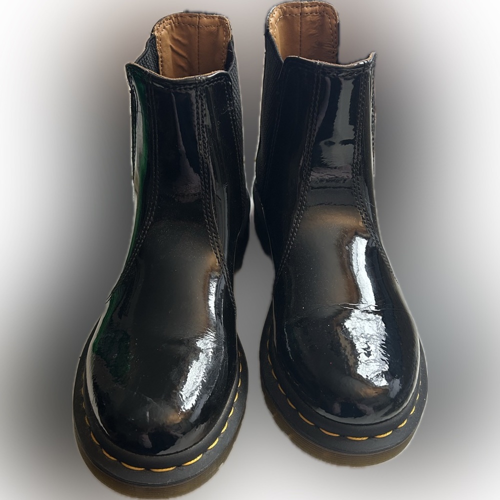Dr. Martens Women’s 2976 Patent Leather Chelsea Boots